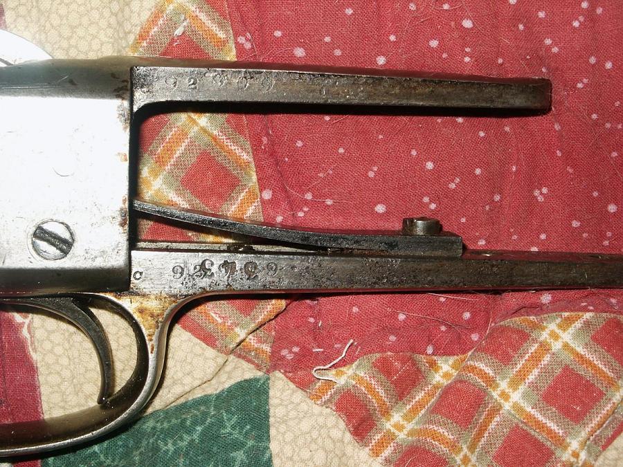 Markings on tang - appears to be one number overstamped by another
