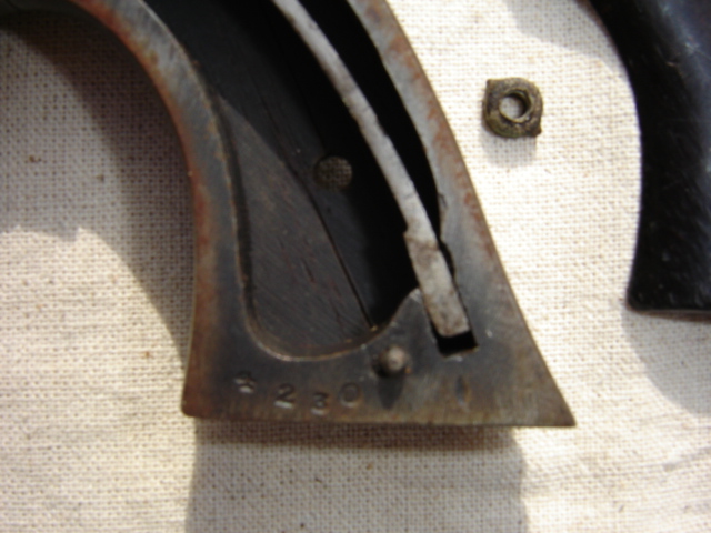Serial number under left grip