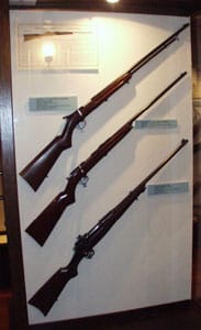 Remington bolt-action rifles.