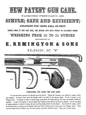 Early advertisement of E. Remington & Sons.